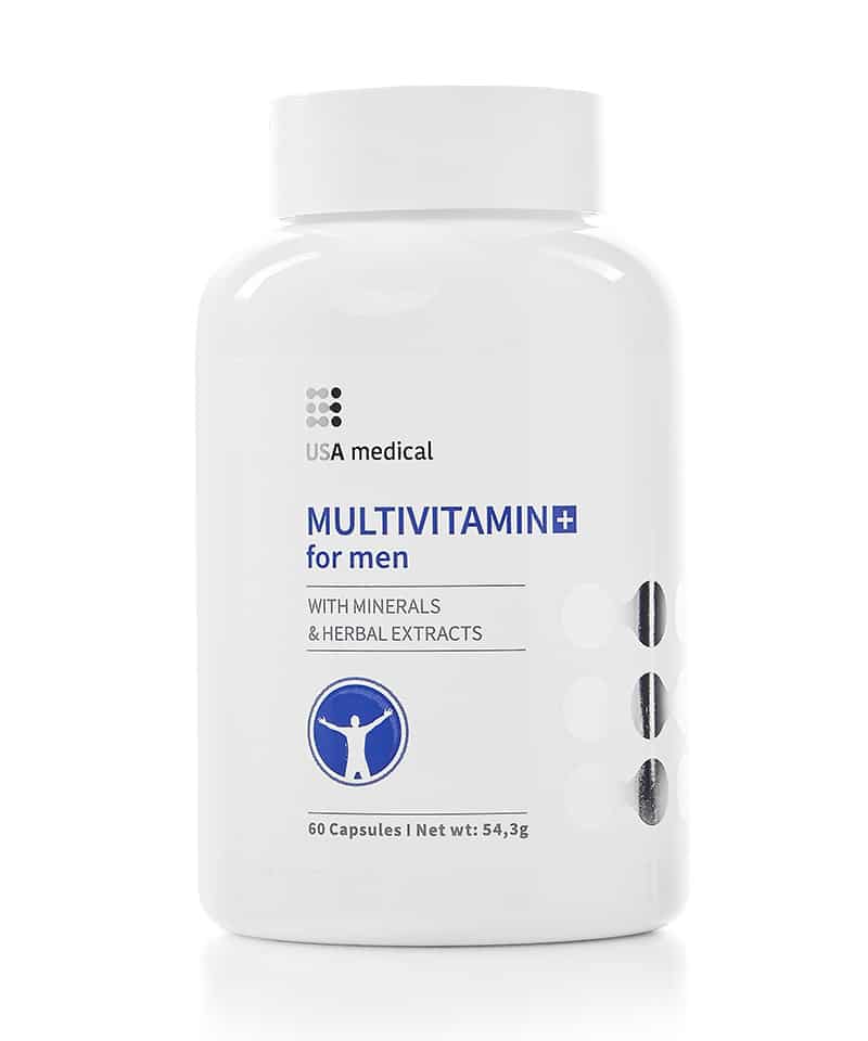 Výživový doplnok Multivitamin for Men obsahuje jedinečnú kombináciu vitamínov